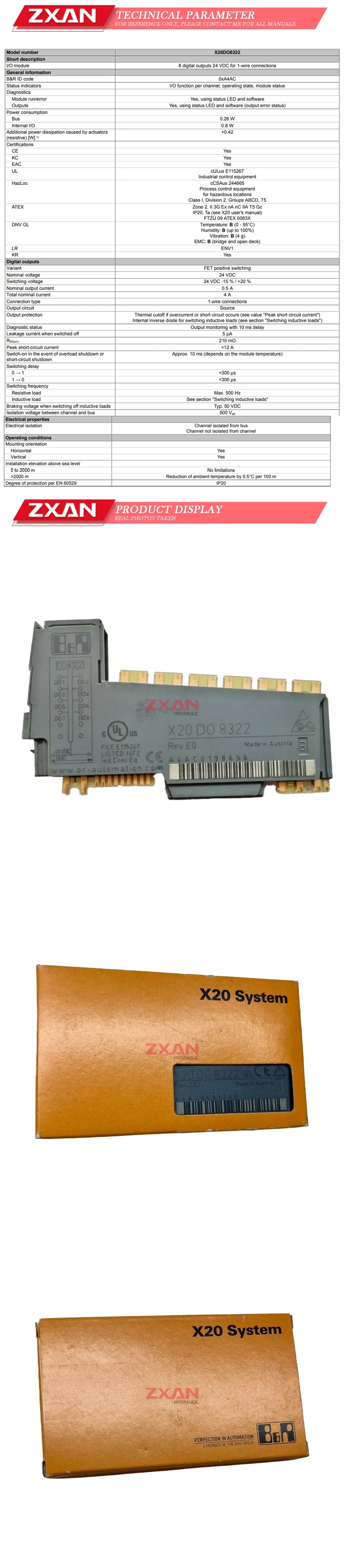 B&R X20 DO8322 Description