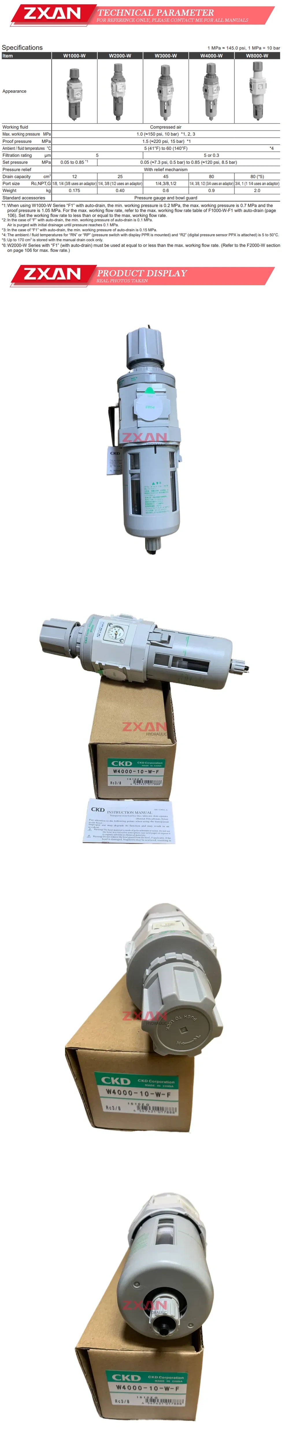 CKD W4000-10-W-F Description