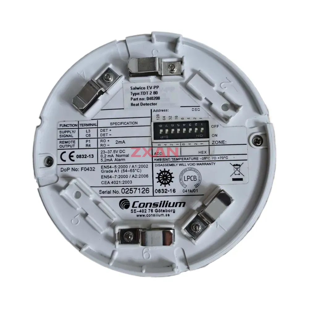 Consilium EV-PP TDT-2 80 Heat Detector-img1 Consilium EV-PP TDT-2 80 Heat Detector