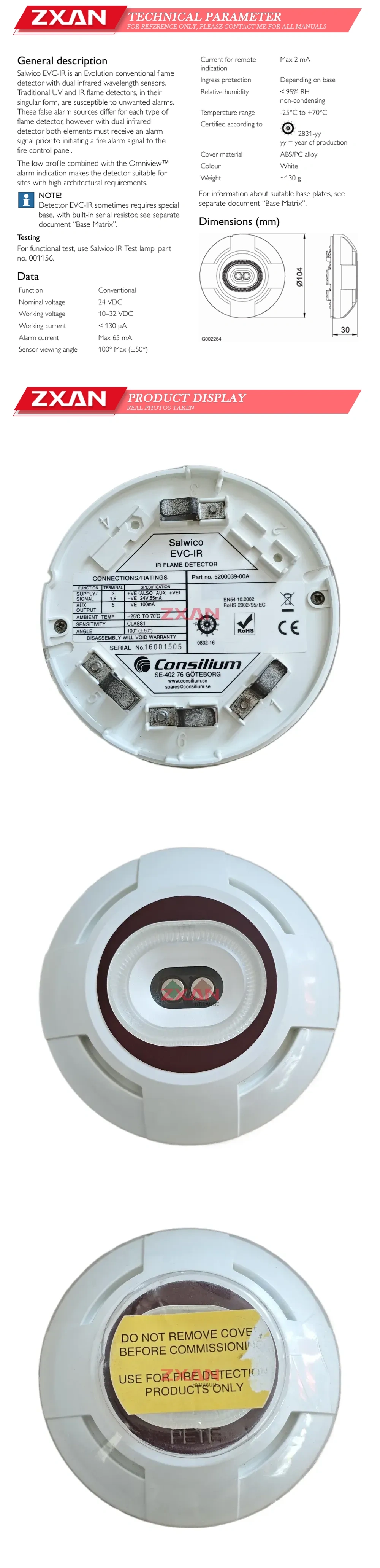 Consilium EVC-IR Description