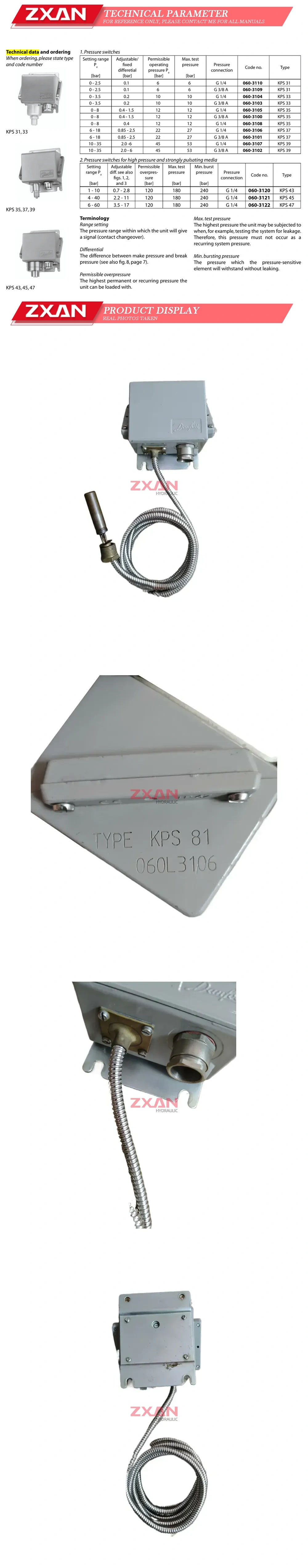 Danfoss KPS 81 060L3106 Description