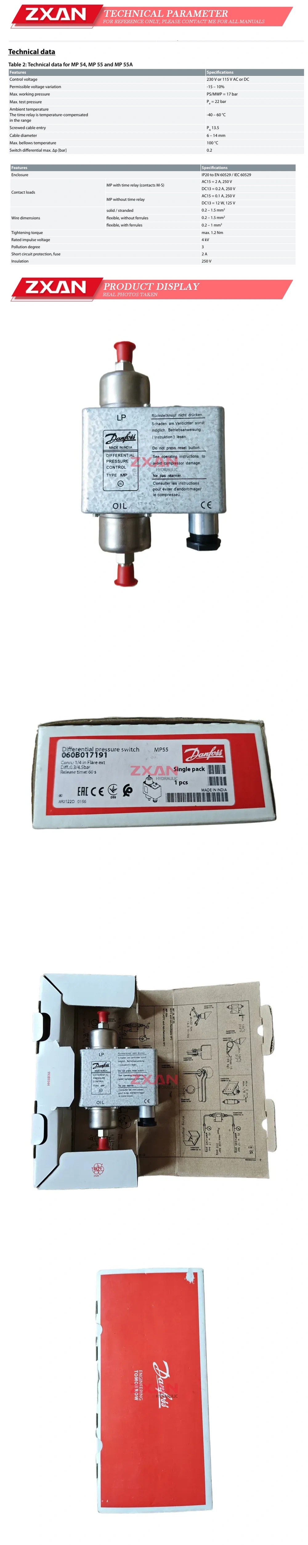 Danfoss MP55 060B017191 Description