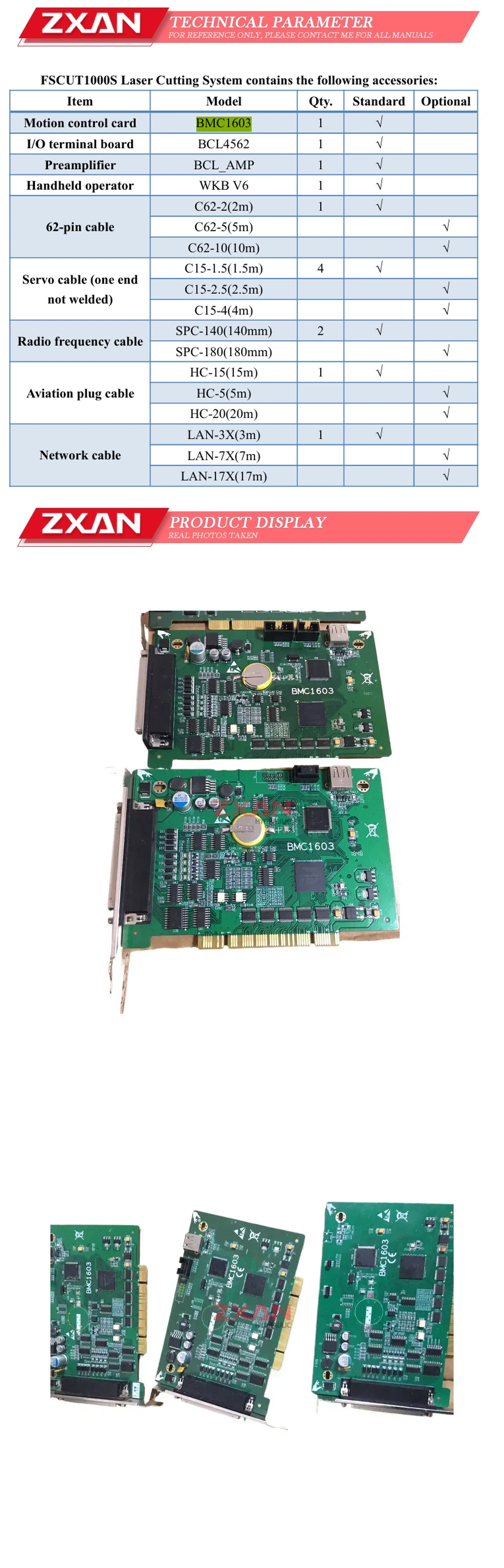 FSCUT BMC1603 Description