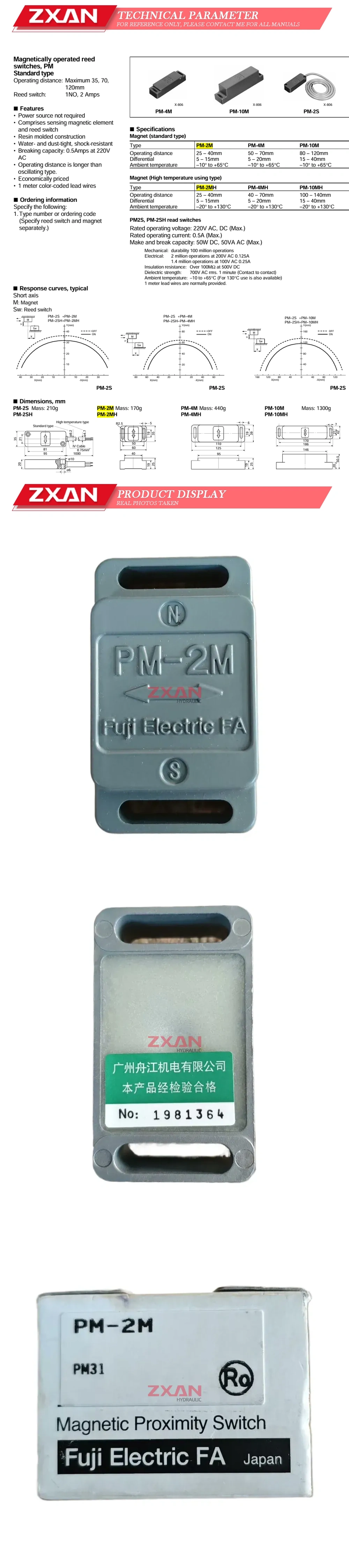 Fuji PM-2M Proximity switch Description