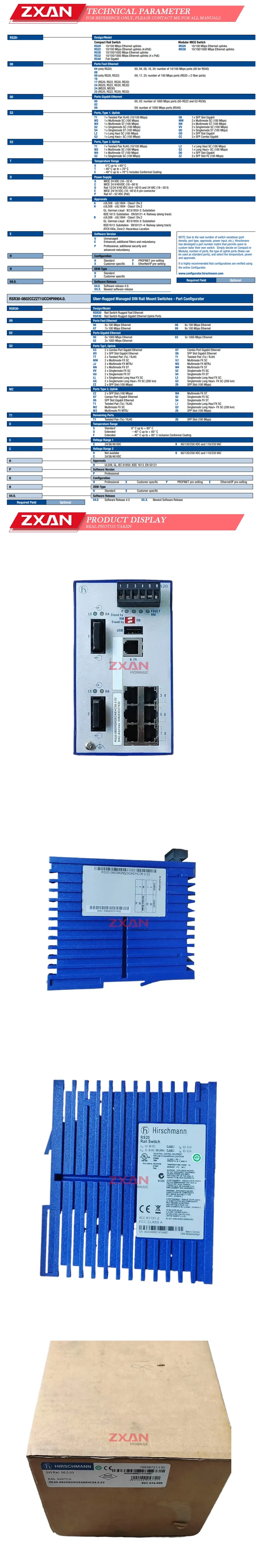 Hirschmann RS20-0800M2M2SDAEHC06.0.03 Description