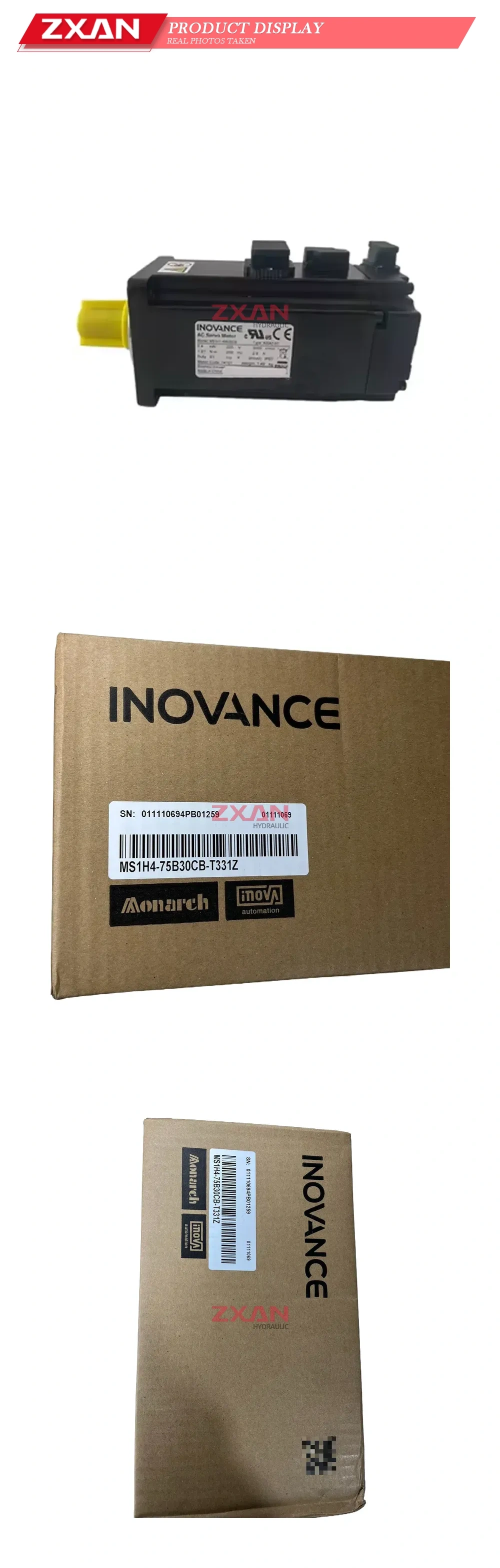 INOVANCE MS1H4-75B30CB-T331Z Description