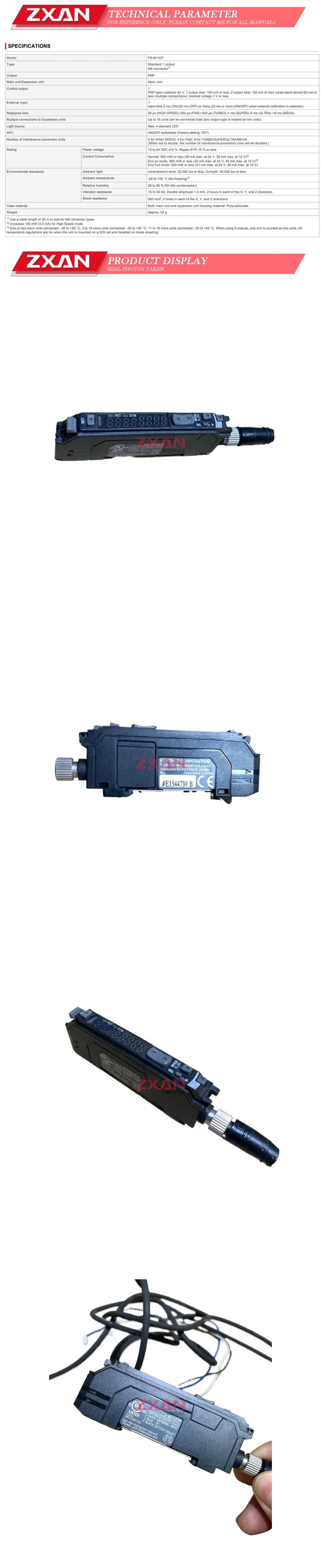 KEYENCE FS-N11CP Description