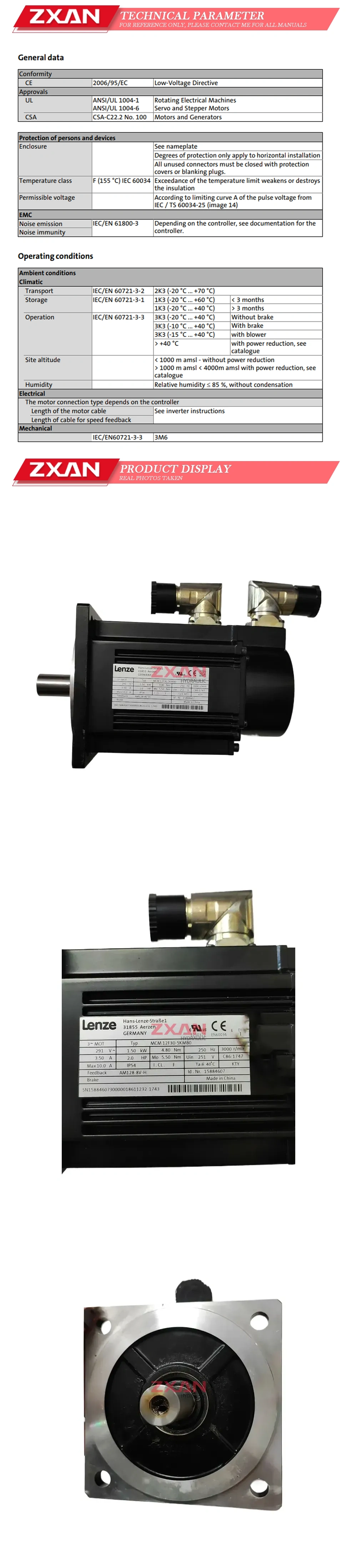 Lenze MCM12F30-SKMB0 Description