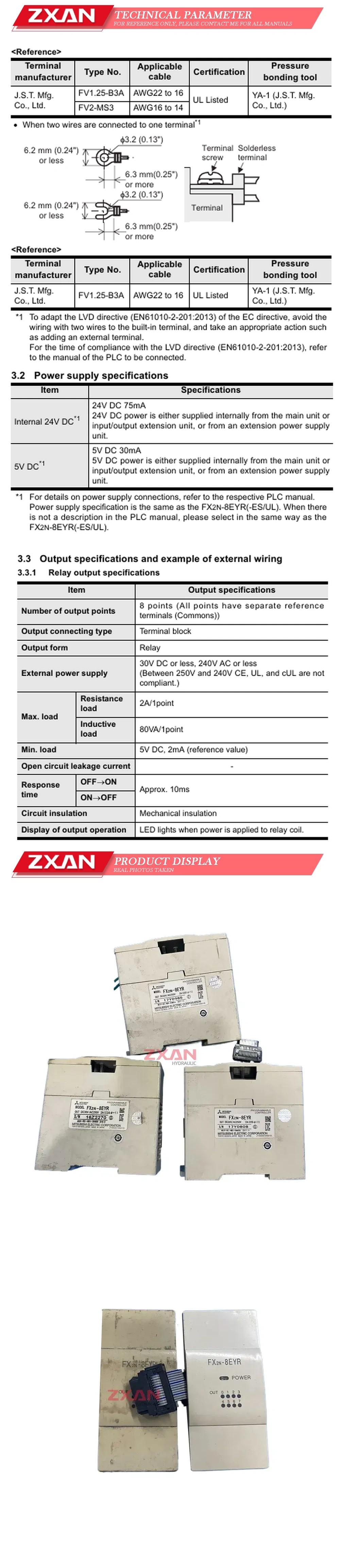 MITSUBISHI FX2N-8EYR Description