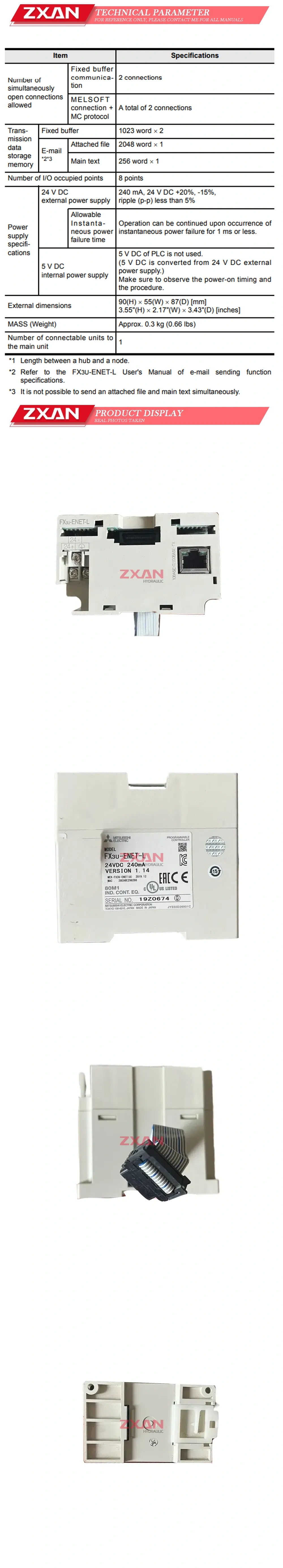 MITSUBISHI FX3U-ENET-L Description