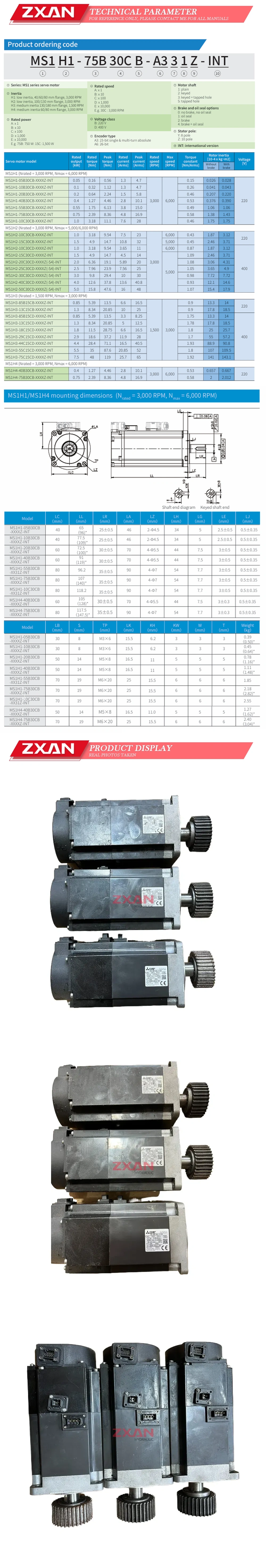 MITSUBISHI HG-KN73BJ-S100 Description