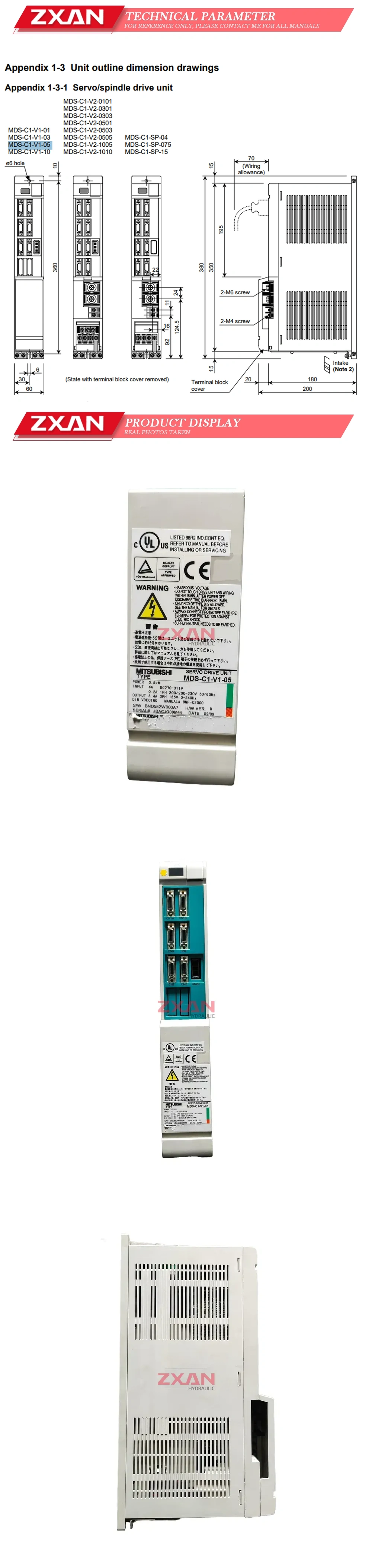 MITSUBISHI MDS-C1-V1-05 Description