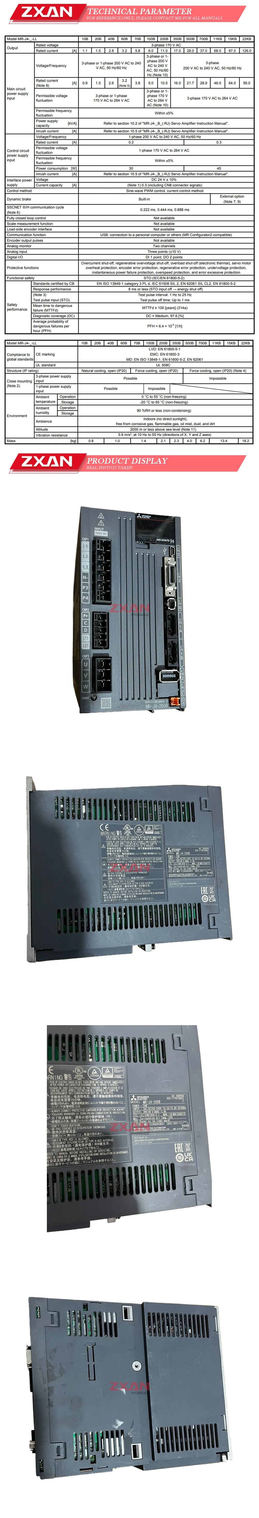 MITSUBISHI MR-J4-200B Description