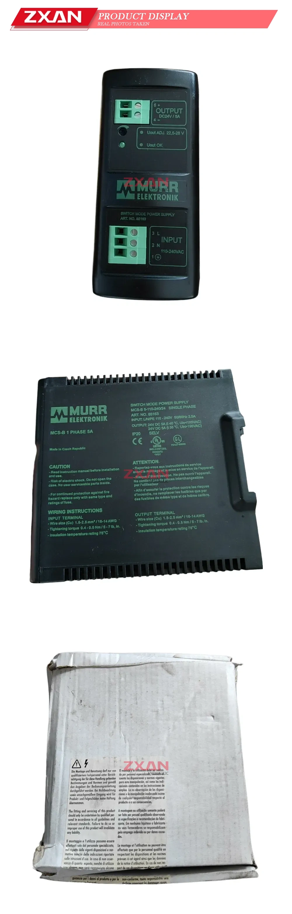 MURR MCS-B 1PHASE 5A Description