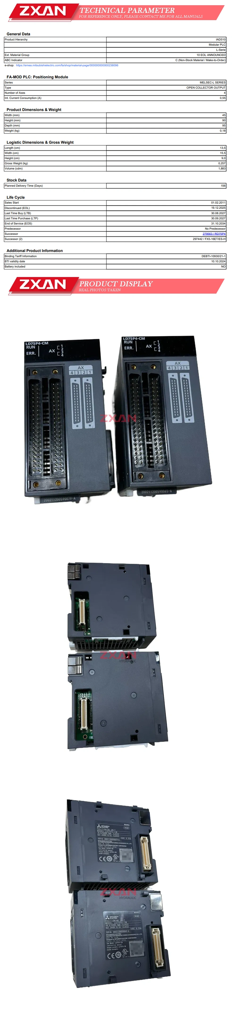 Mitsubishi LD75P4-CM Description
