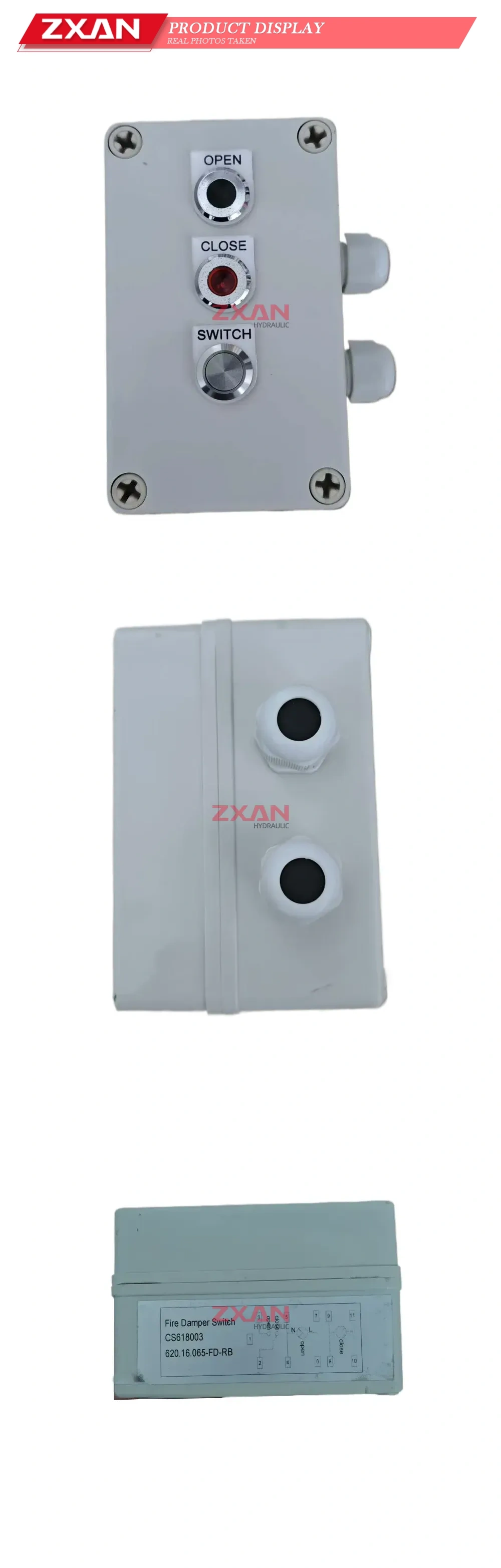 NEW CS618003 620.16.065-FD-RB Fire Damper Switch Description
