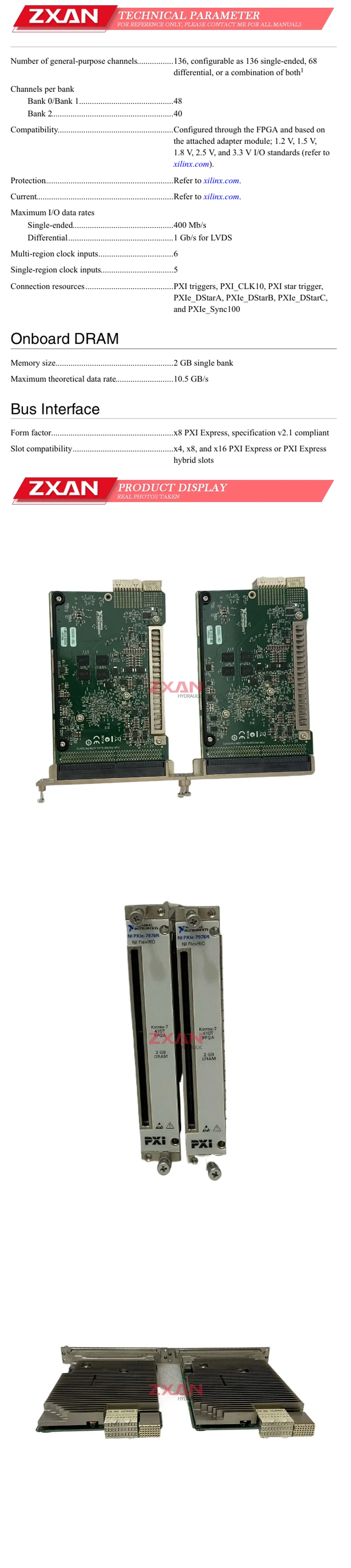 NI PXIE-7976R Module Description