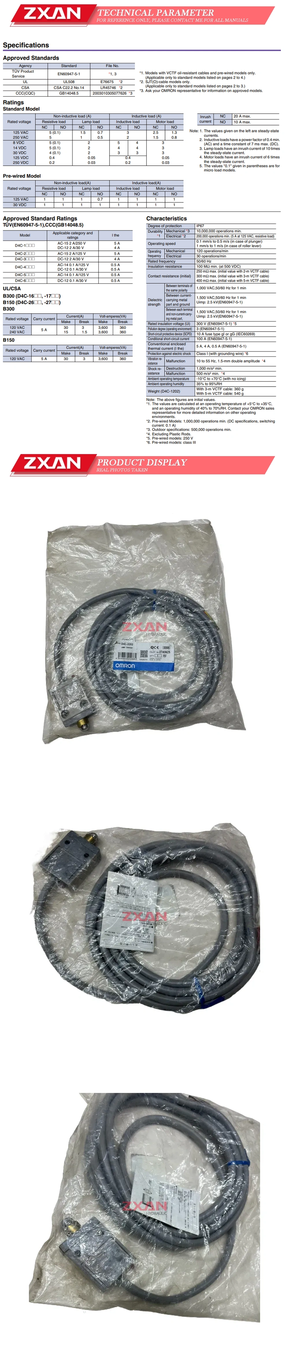 OMRON D4C-3202 Description