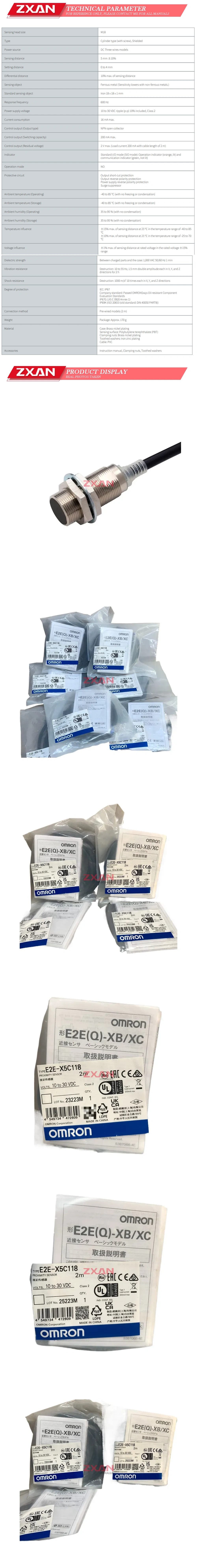 Omron E2E-X5C118 Description