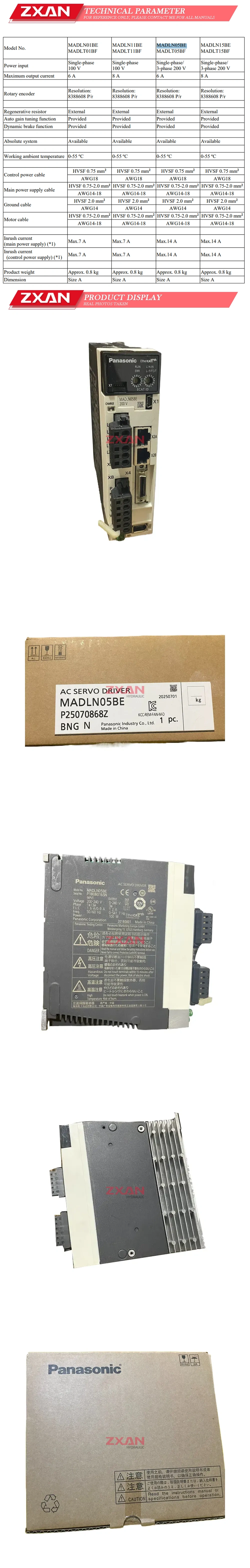 Panasonic MADLN05BE Description