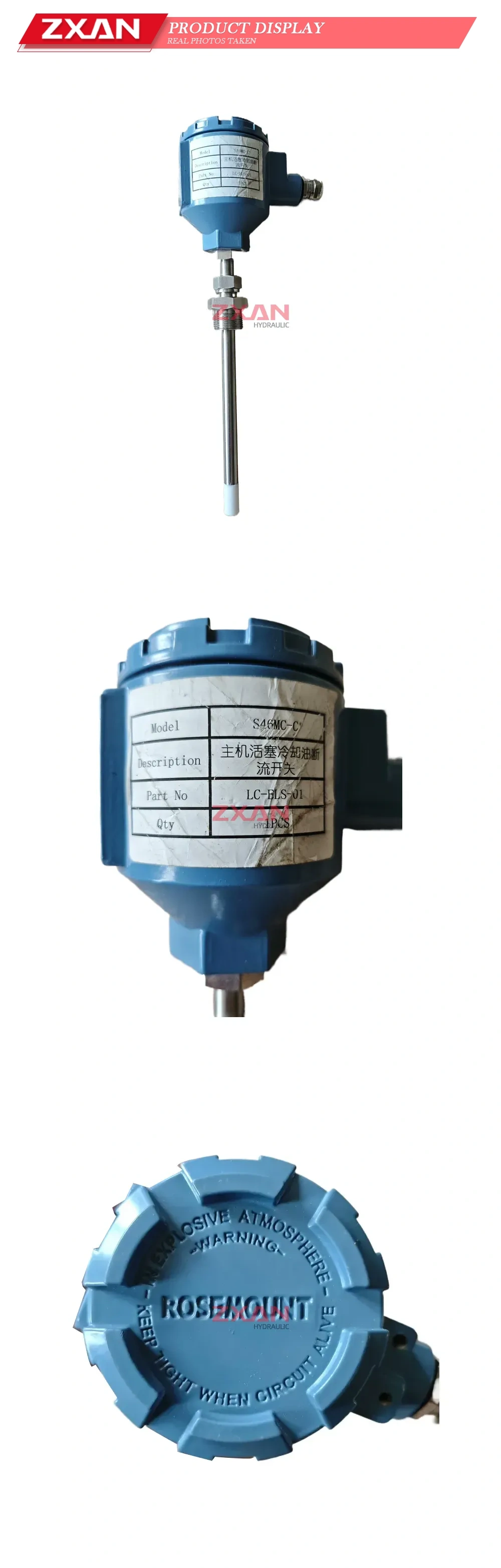 ROSEMOUNT S46MC-C Cut-off switch Description