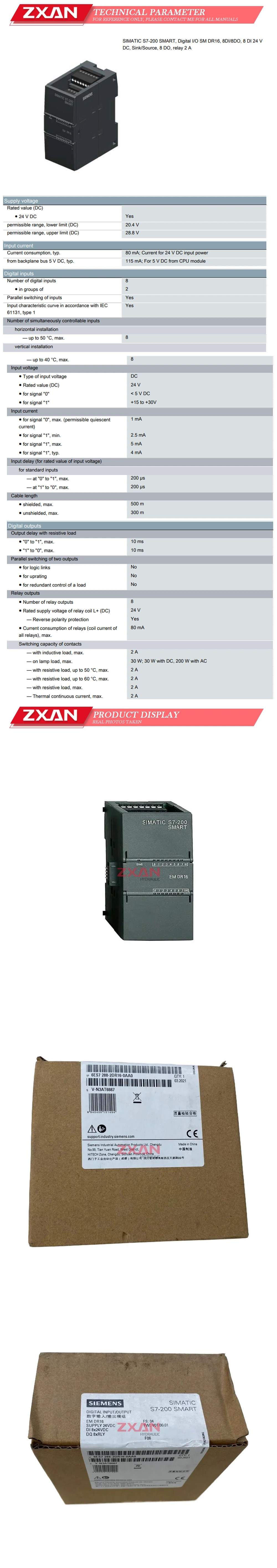 SIEMENS 6ES7288-2DR16-0AA0 Description