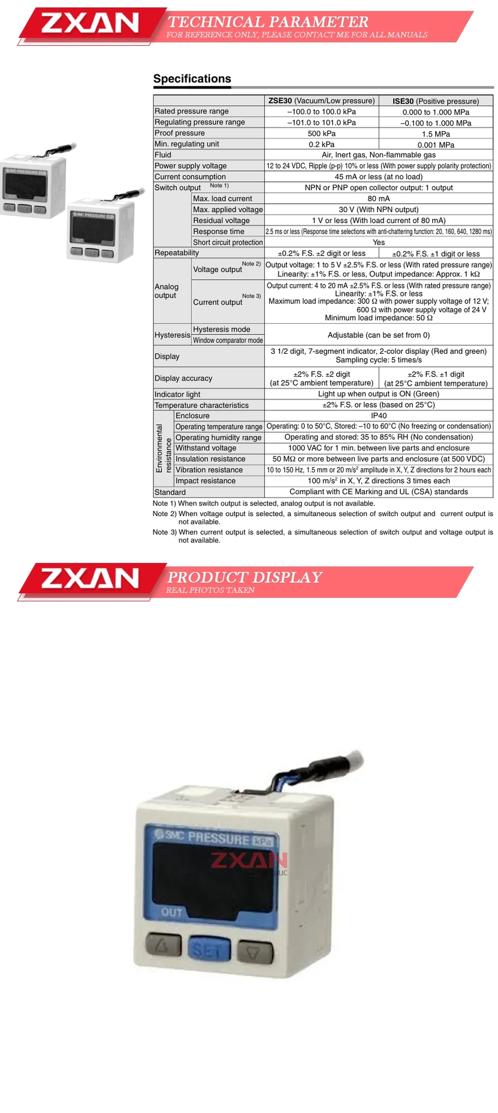 SMC ISE30-T1-65 Description