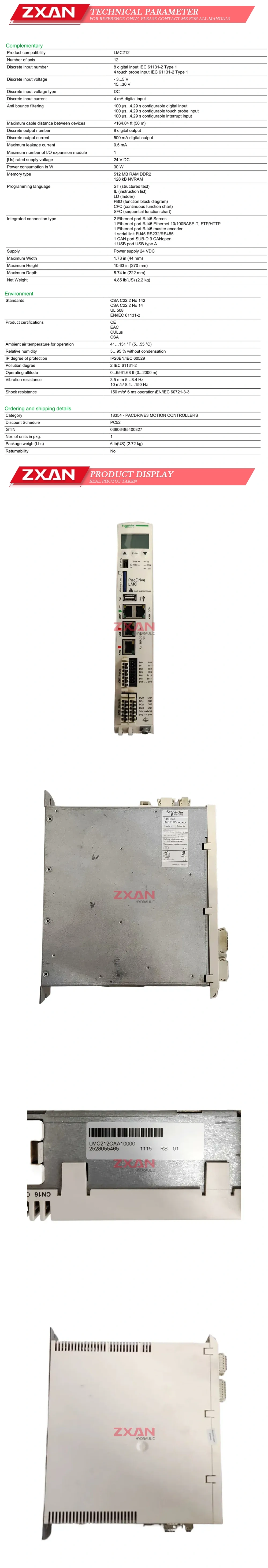 Schneider LMC212CAA10000 Description