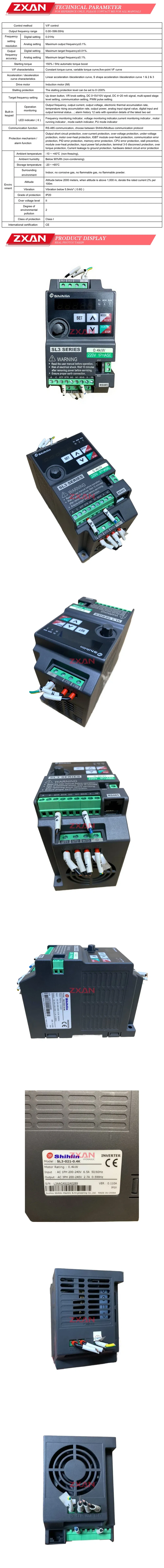 Shihlin SL3-021-0.4K Description