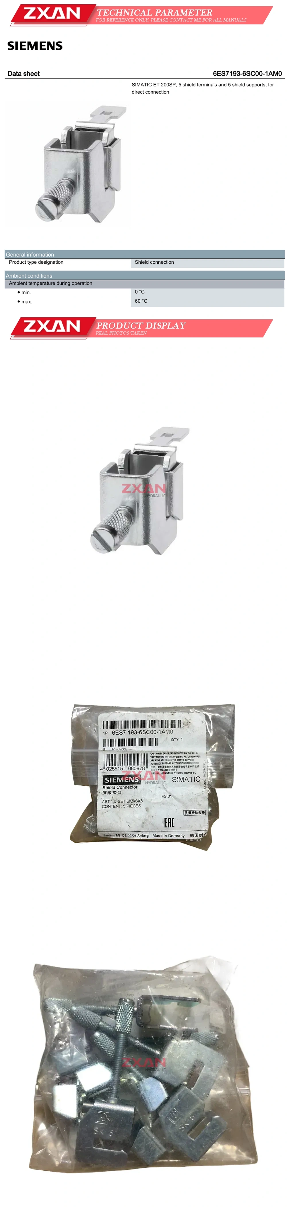 Siemens 6ES7193-6SC00-1AM0 Description