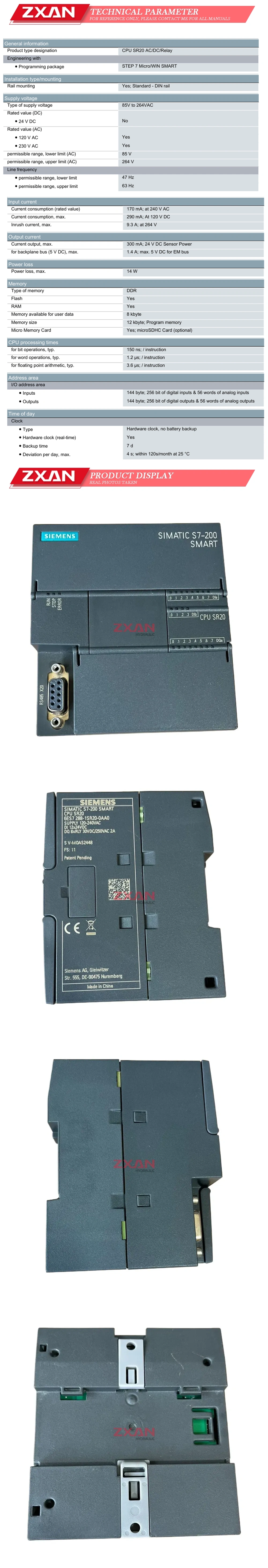 Siemens 6ES7288-1SR20-0A Description