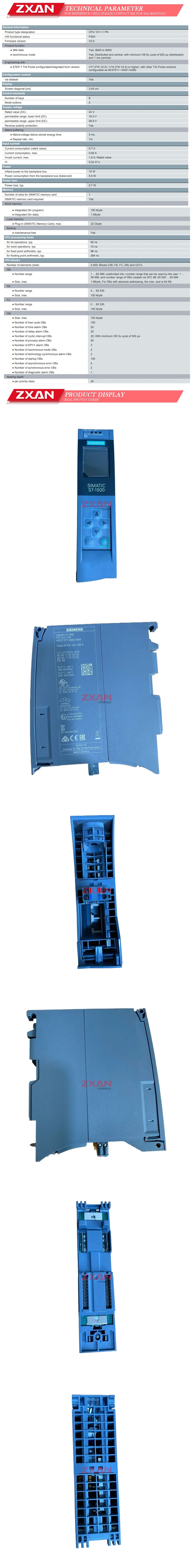 Siemens 6ES7511-1AK02-0AB0 Description
