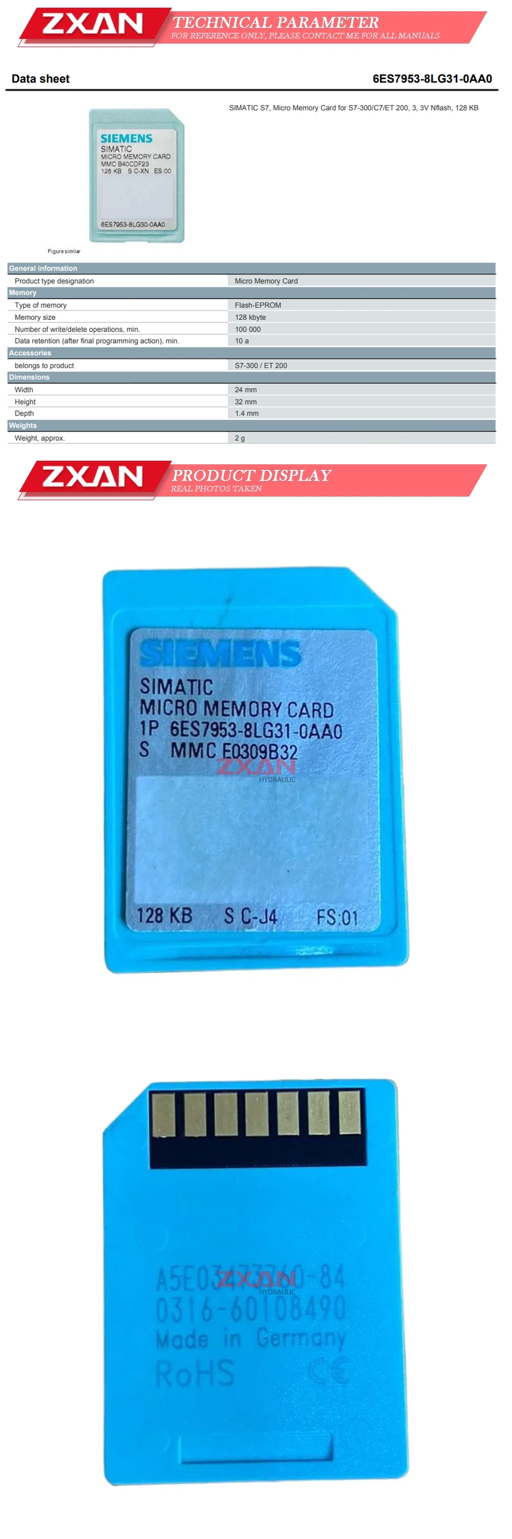 Siemens 6ES7953-8LG31-0AA0 Description