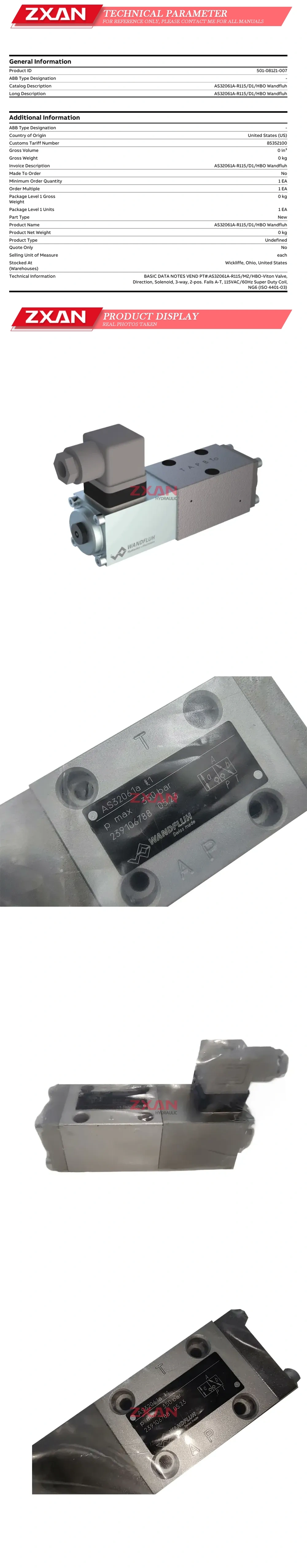 WANDFLUH AS32061a -G24 Description