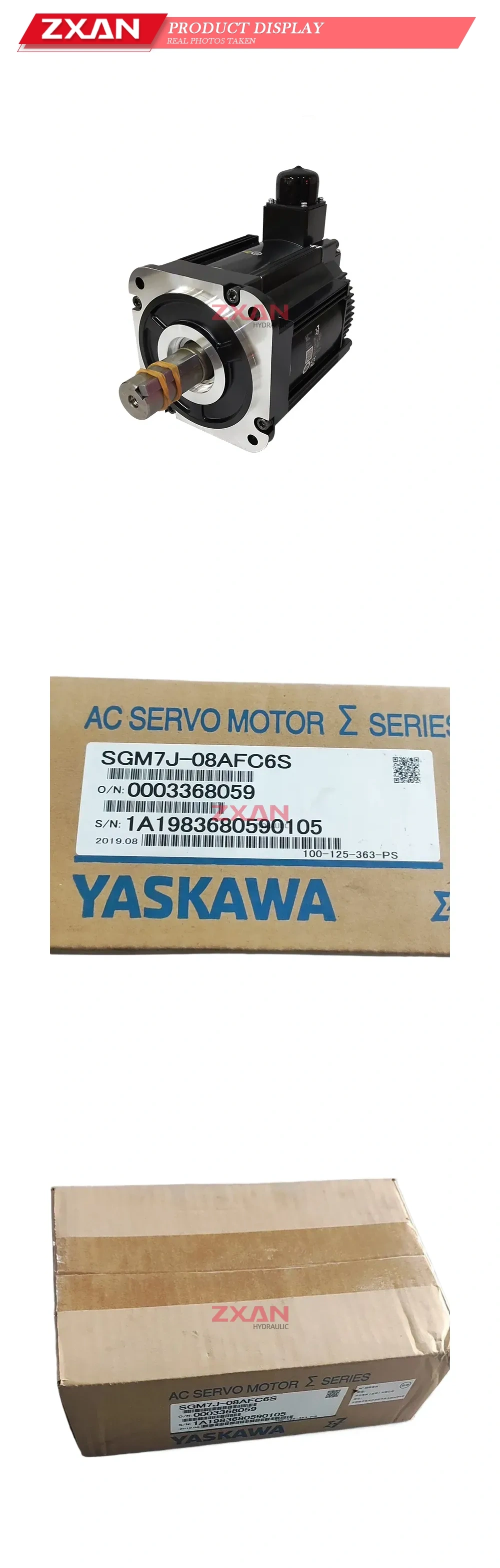 Yaskawa SGM7J-08AFC6S Description