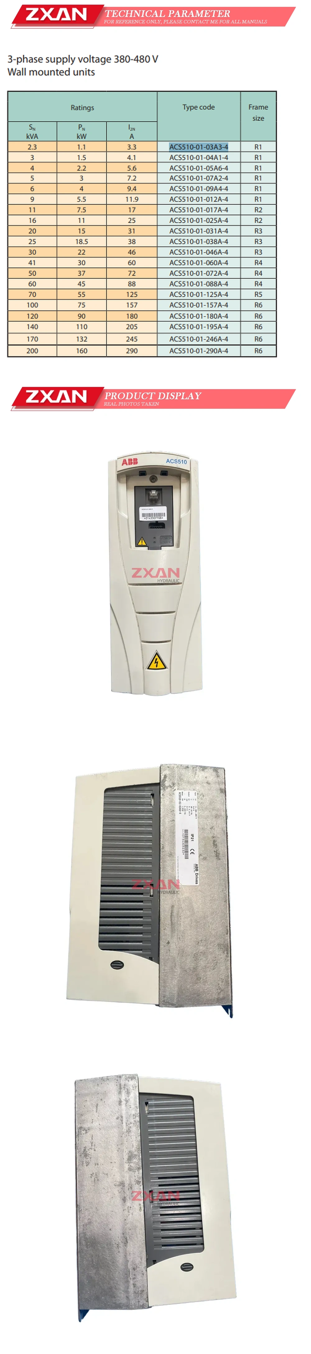 ABB ACS510-01-03A3-4 Description