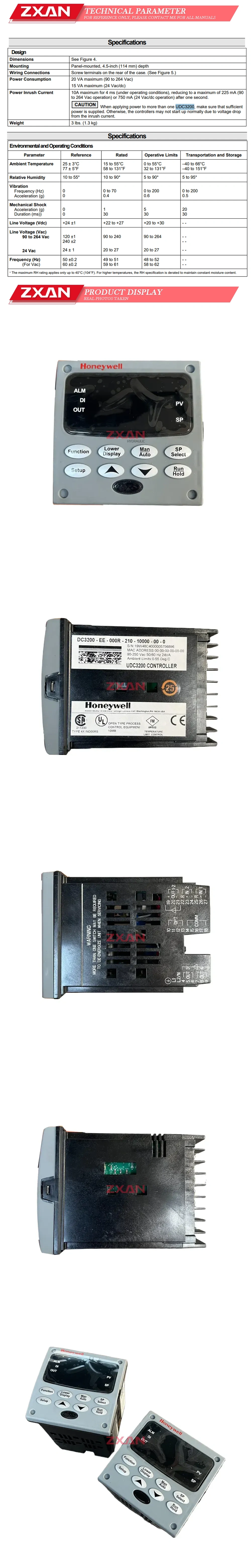 Honeywell DC3200 Description