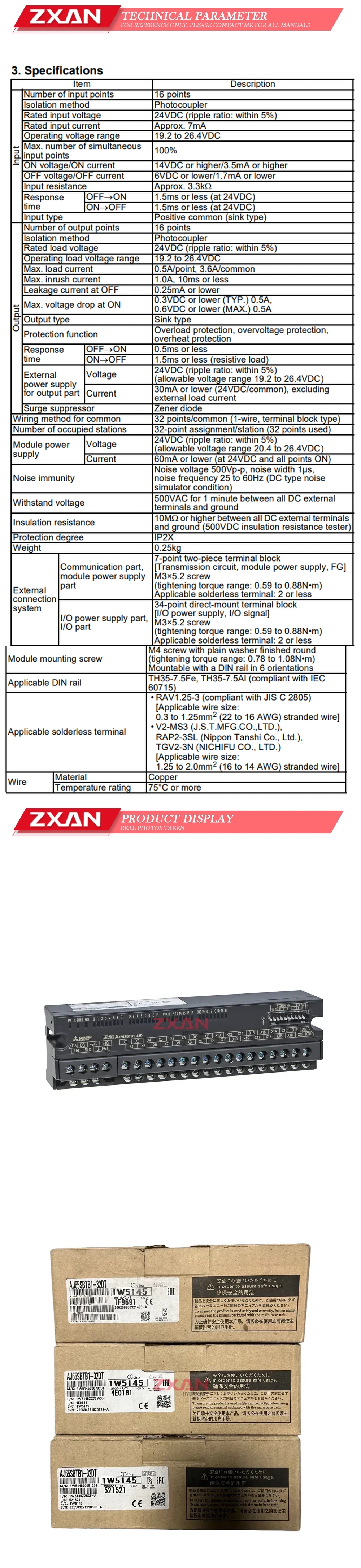 Mitsubishi AJ65SBTB1-32DT Description