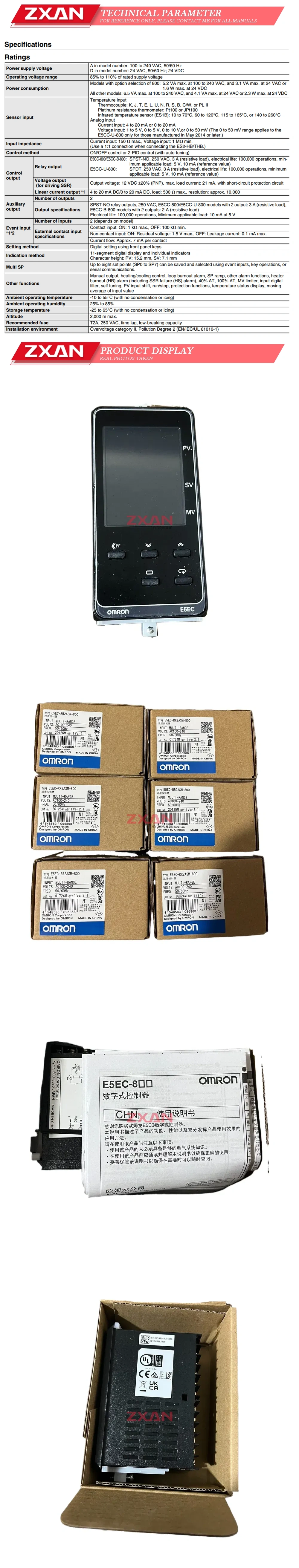 OMRON E5EC-RR2ASM-800 Description