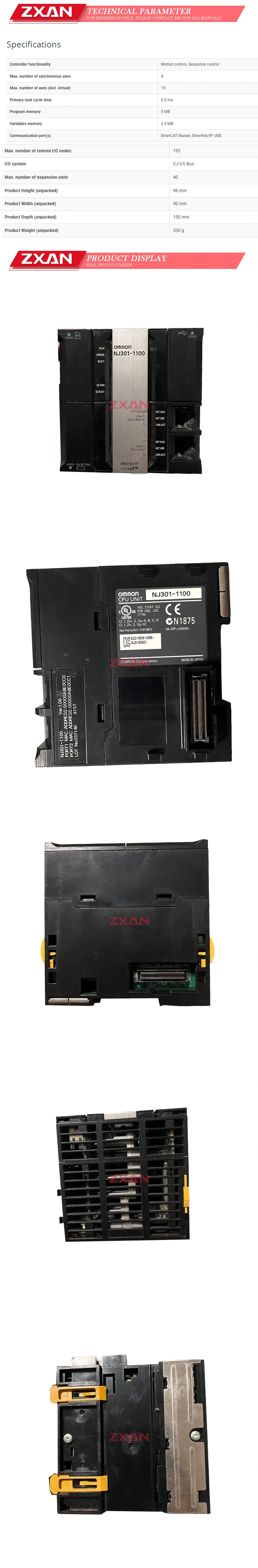 OMRON NJ301-1100 Description