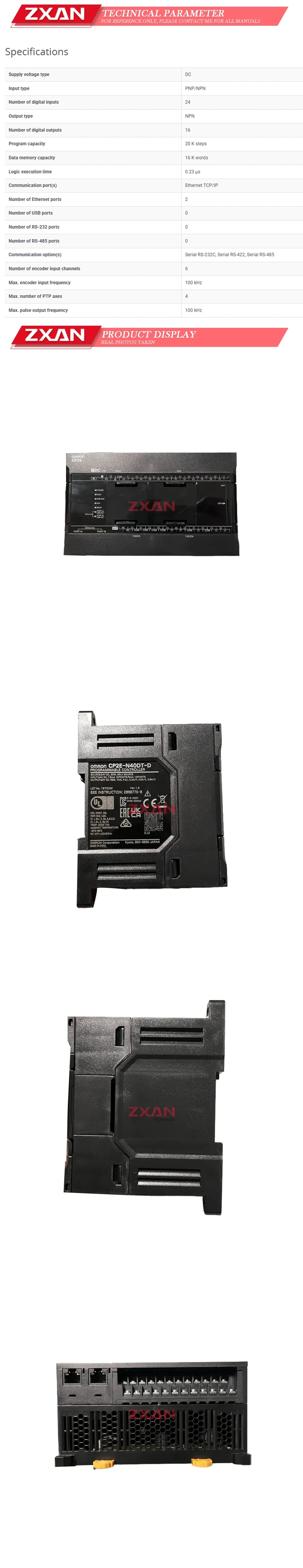 Omron CP2E-N40DT-D Description
