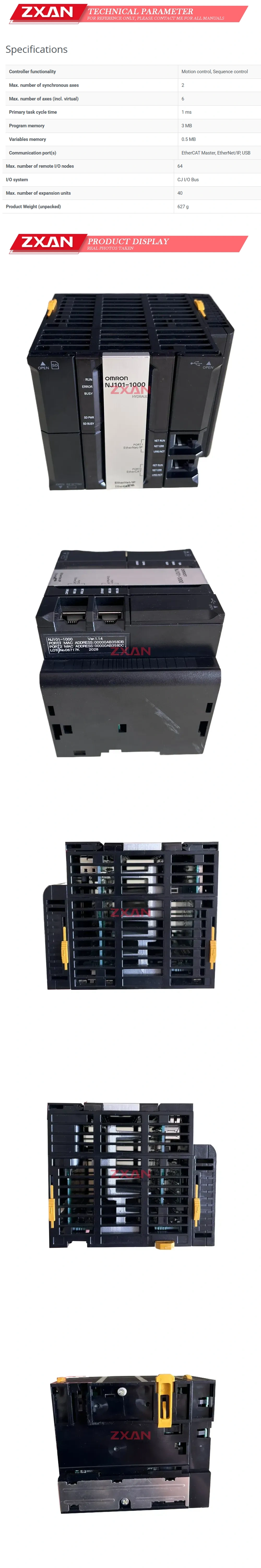 Omron NJ101-1000 Description