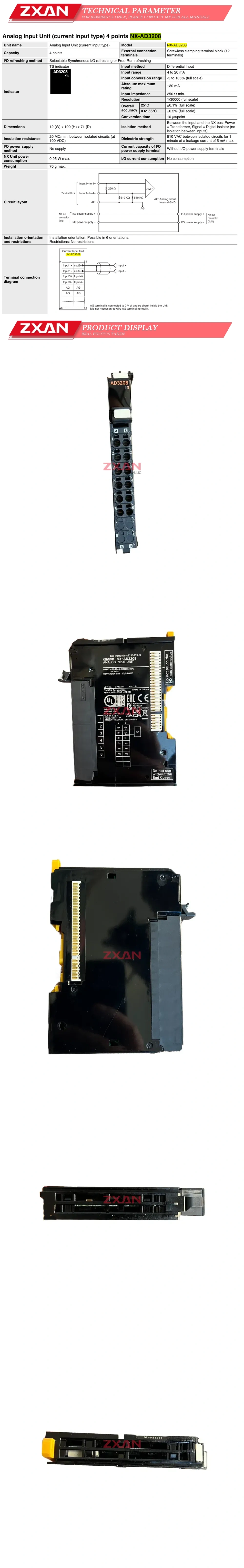 Omron NX-AD3208 Description