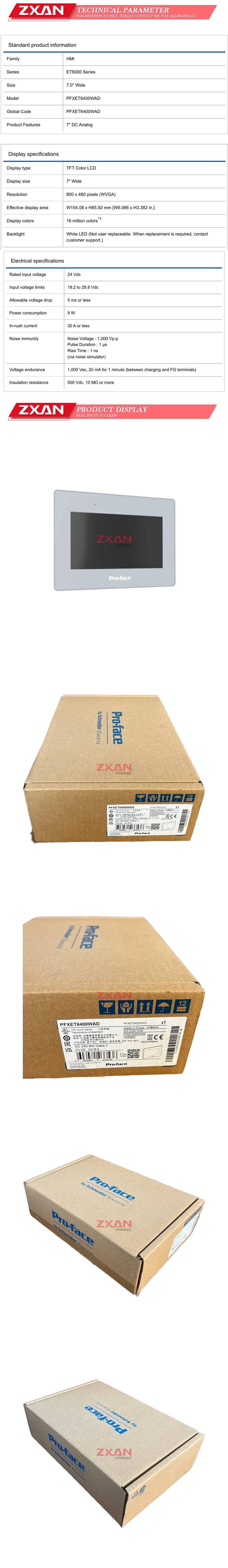 Pro-face PFXET6400WAD Description