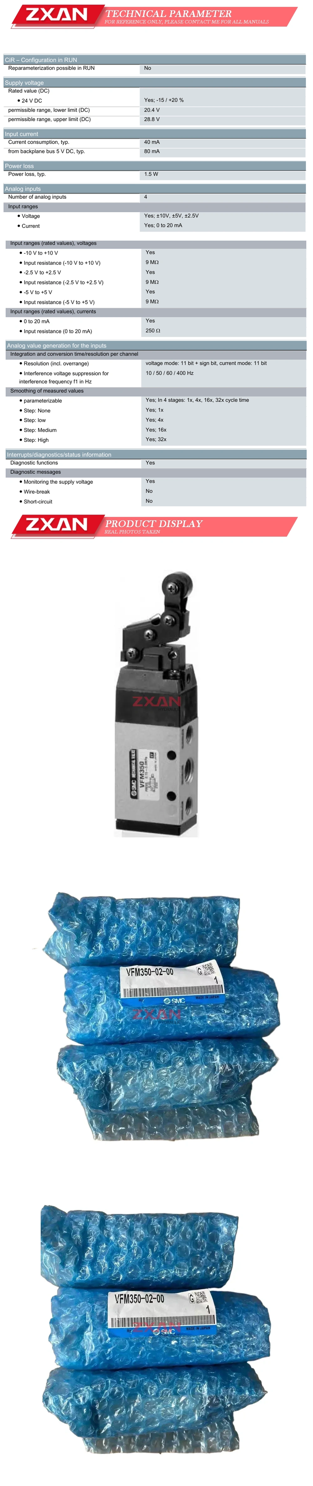 SMC VFM350-02-00 Description