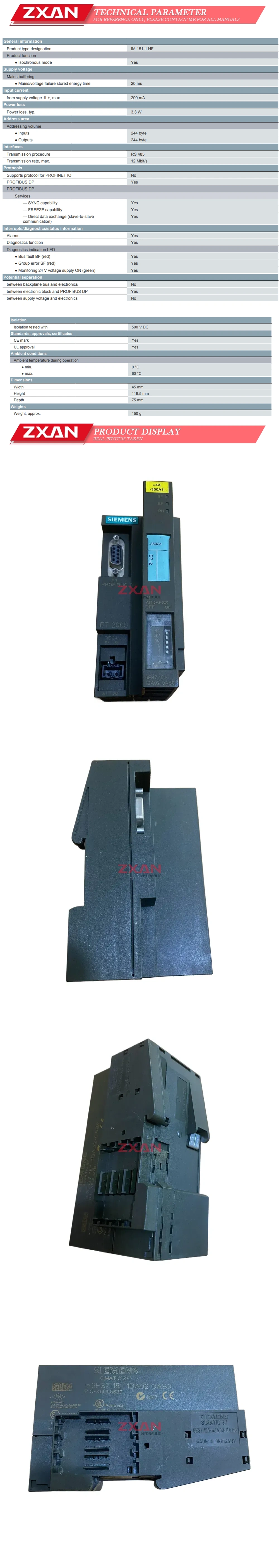 Siemens 6ES7151-1BA02-0AB0 Description
