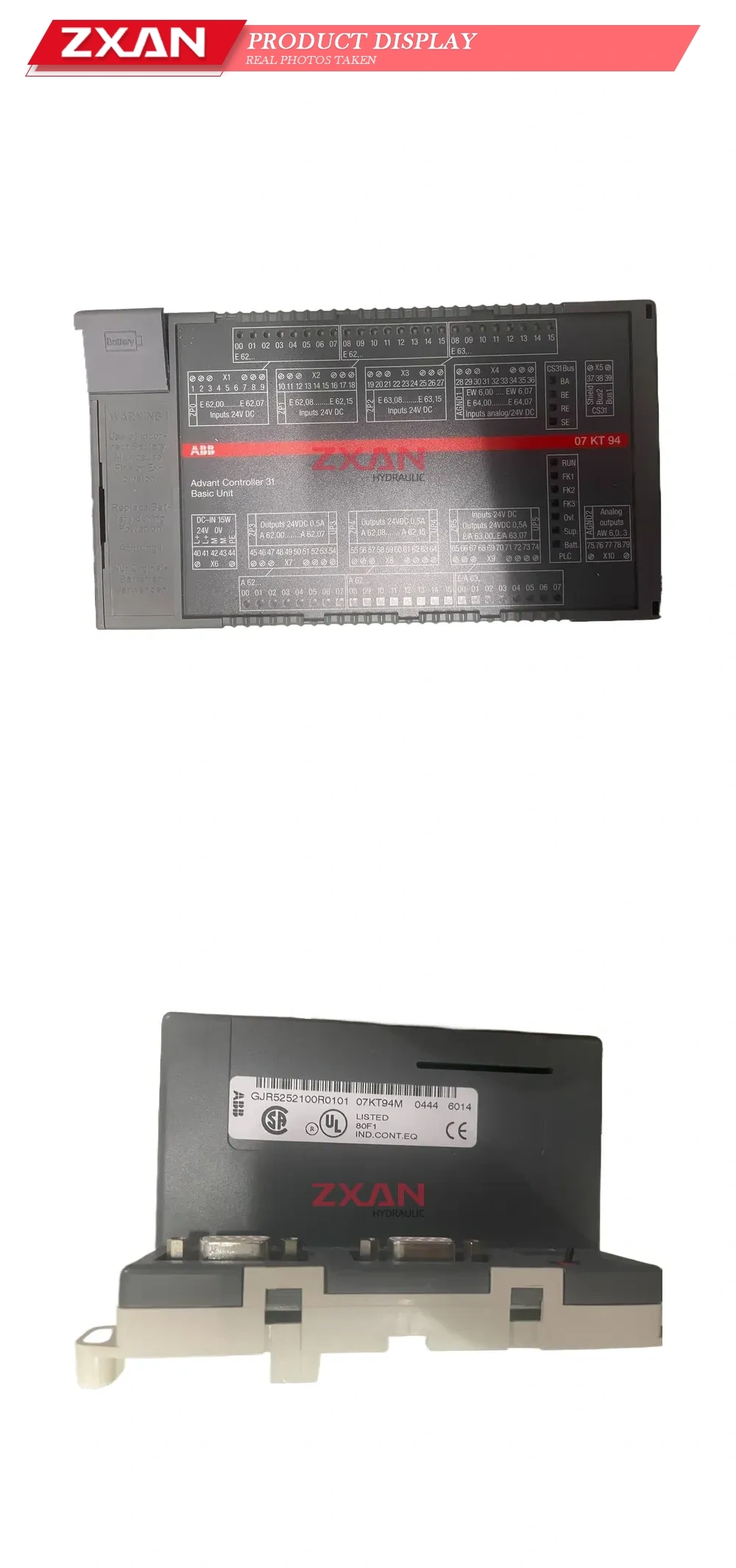 ABB 07KT94 Advant Controller 31 Basic Unit Description