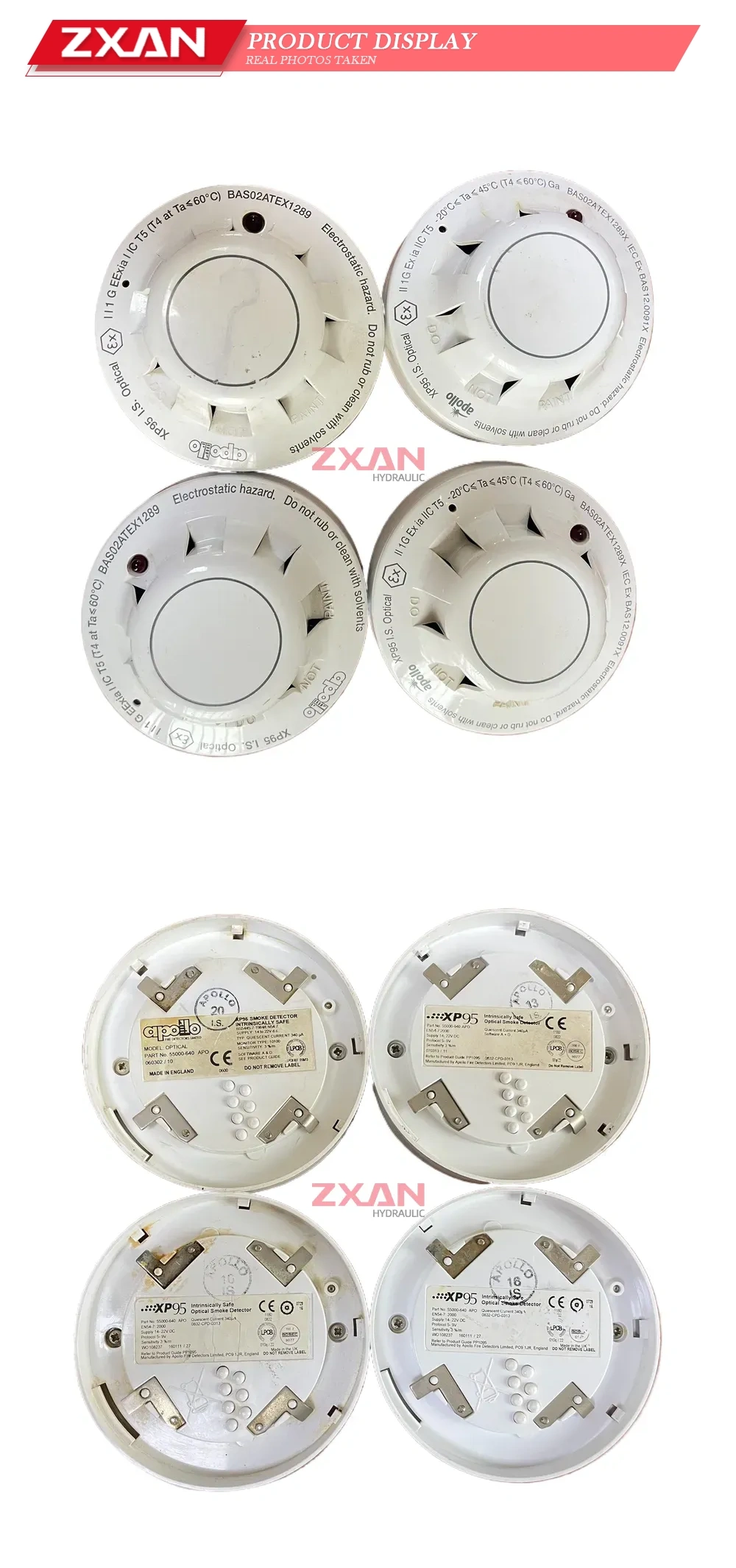 Apollo XP95 / 55000-640 Intrinsically Safe Optical Smoke Detector Description
