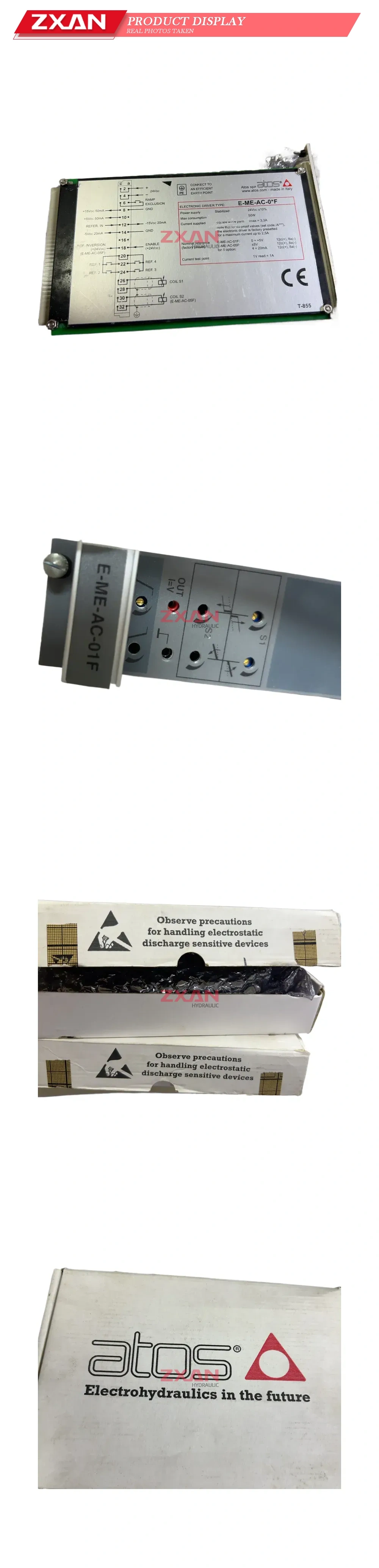Atos E-ME-AC-01F Electronic Driver Card Description