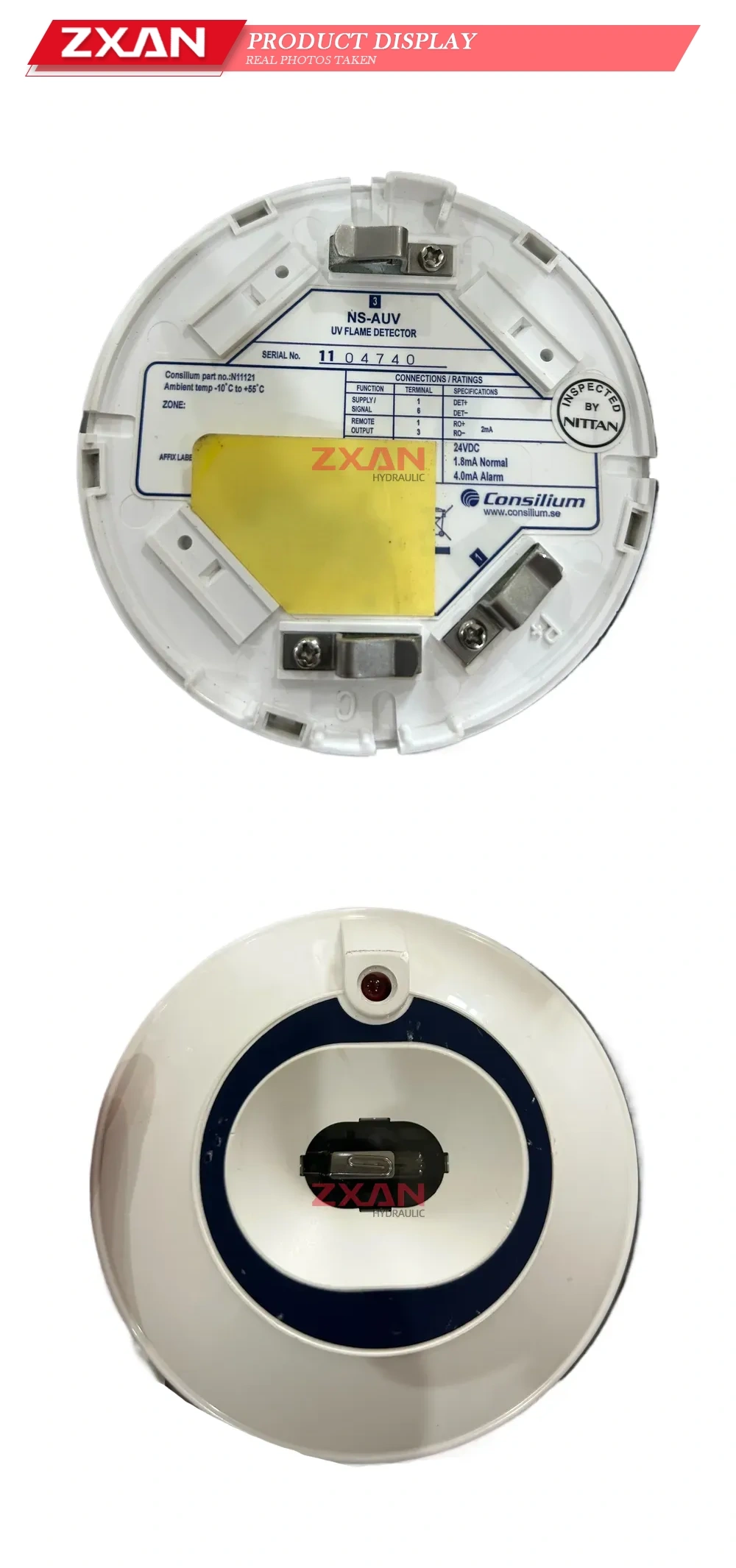Consilium NS-AUV UV Flame Detector Description